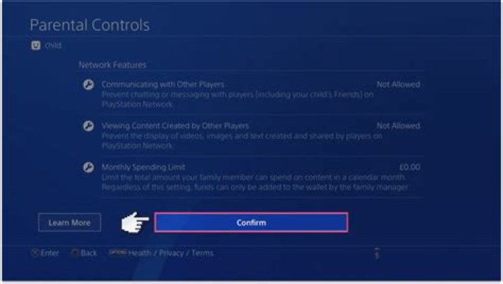 Can you set a time limit on ps4?