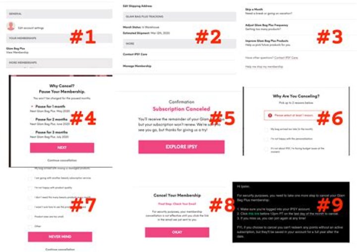 How do I cancel my IPSY order?