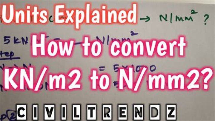 How do you convert KN m2 to T m2?