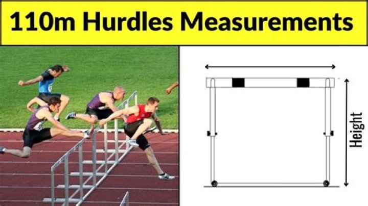 How high are hurdles for middle school?