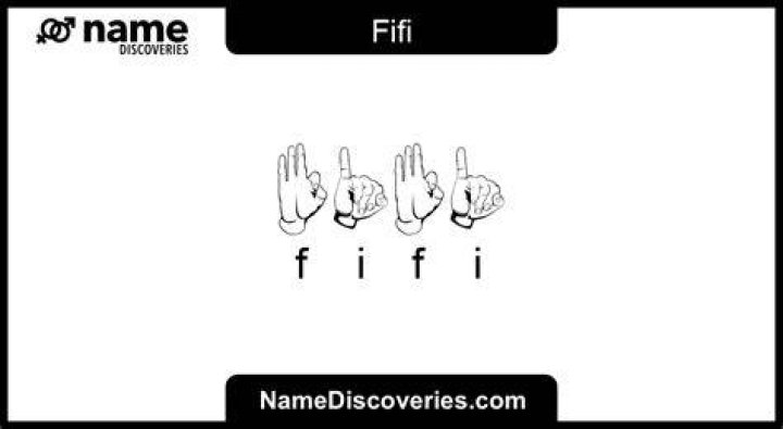 How to spell fifi?