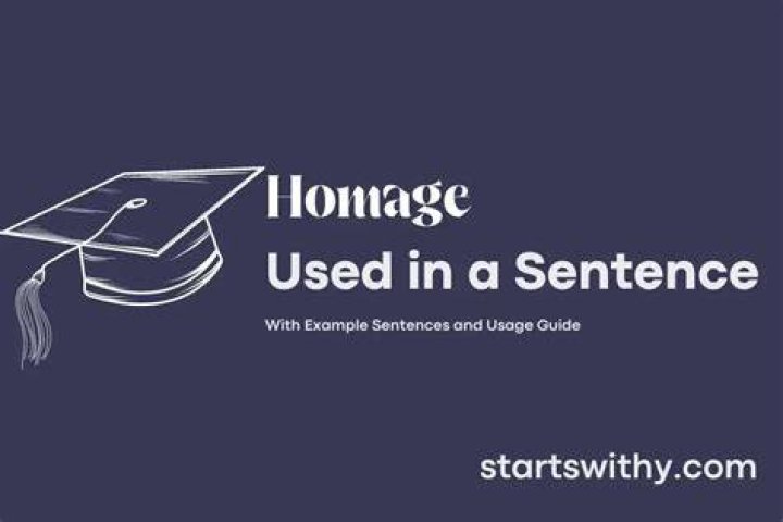 How to use homage?