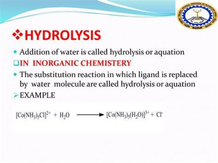 In hydrolysis water is?