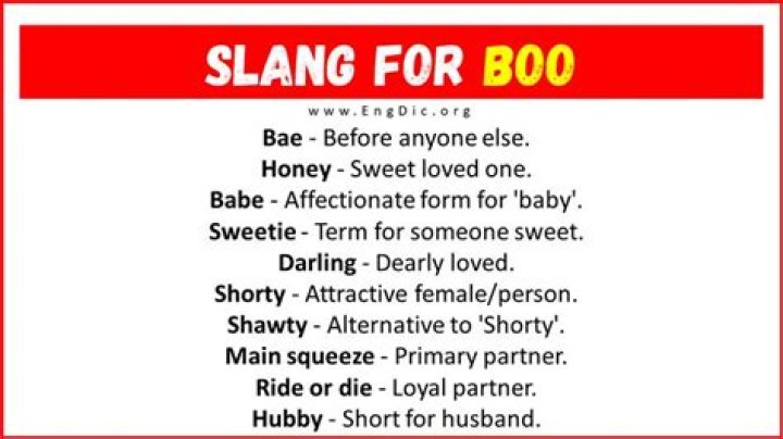 Is boo boo means?