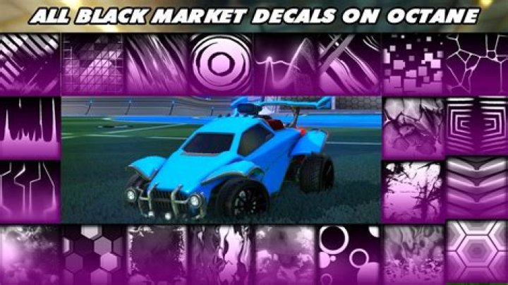 What are black market decals?