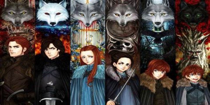 What are the Starks Wolves names?