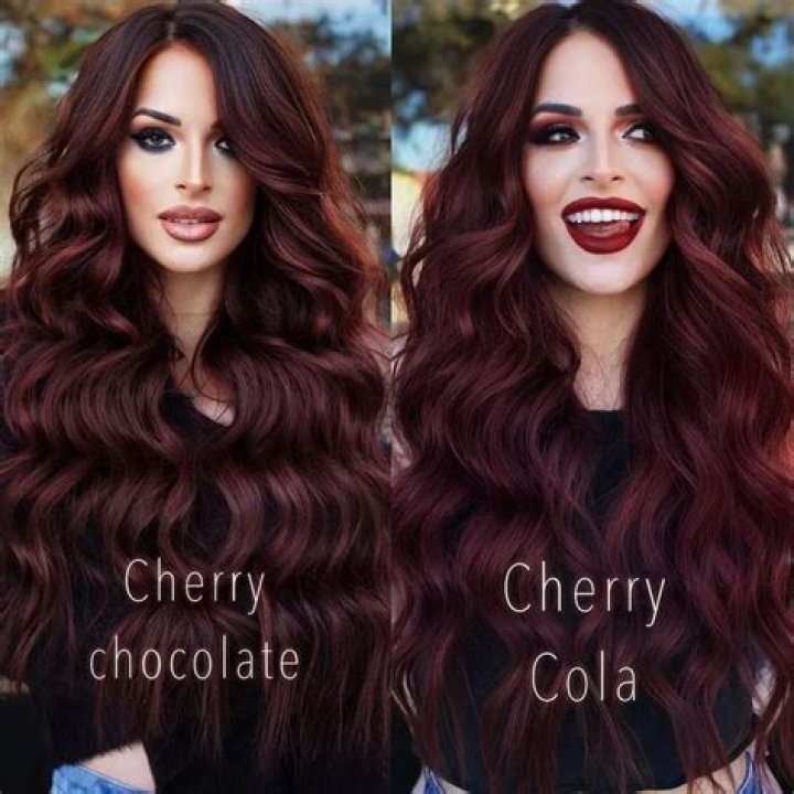 What color is chocolate cherry?