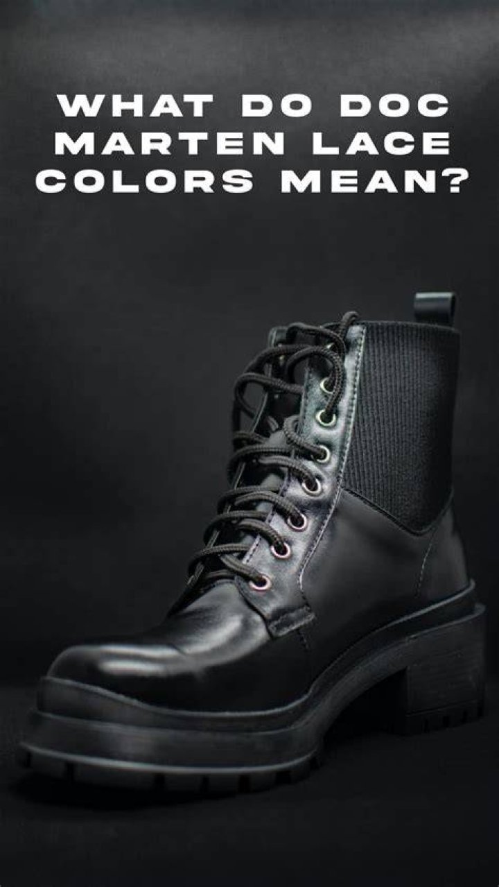 What do Doc Marten laces mean?