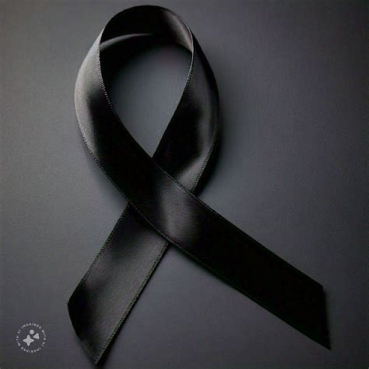 What does a black ribbon Symbolise?