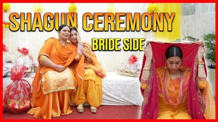 What is shagun ceremony?