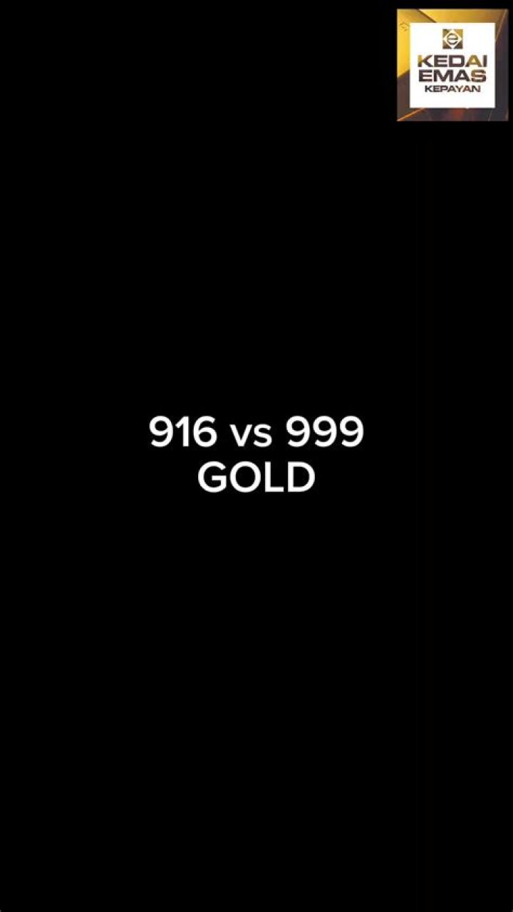 What is the difference between 916 and 917 gold?