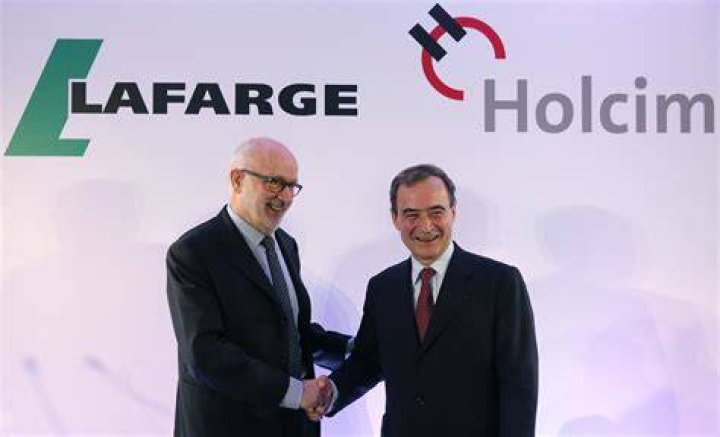 When did lafarge and holcim merger?