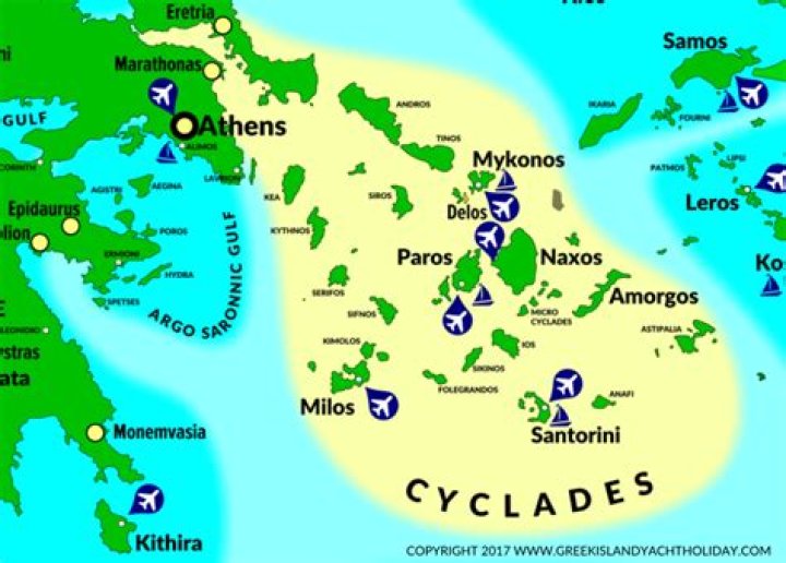 Where is cyclades island?