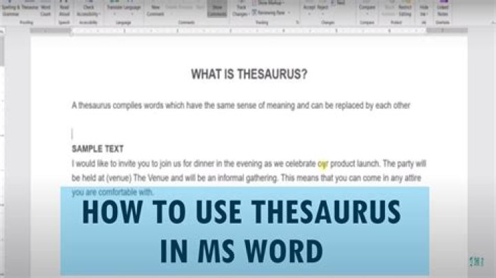 Where is thesaurus in pages?