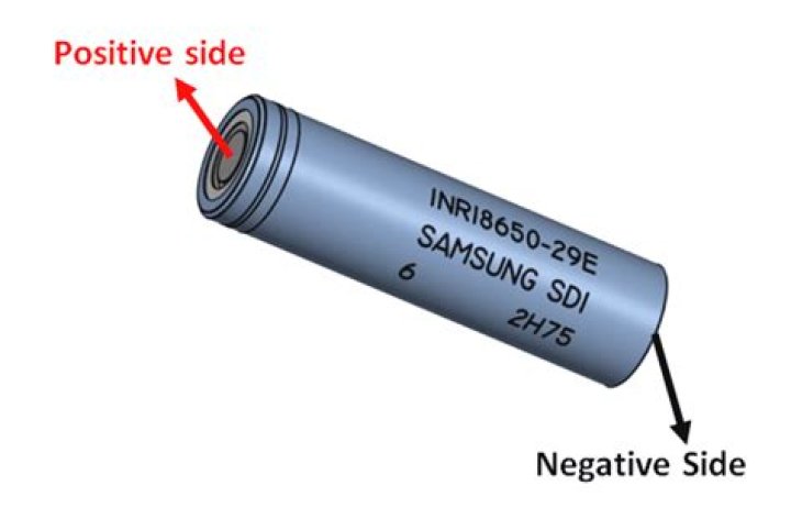 Which side is positive on an 18650?