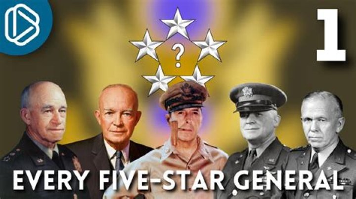 Who are the 5 star generals?
