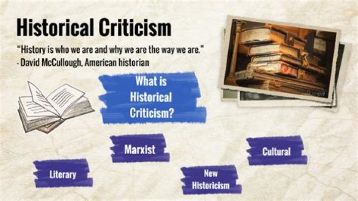 Who is historical criticism?
