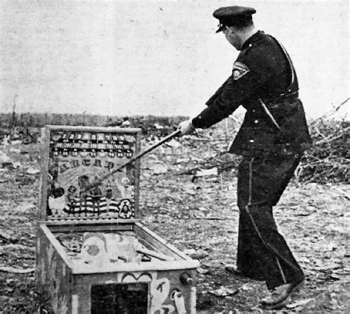Why is pinball illegal in some cities?